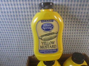 (B-1) 6 Bottles of Yellow Mustard 20oz Past Date