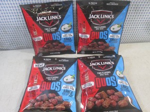 (B-2) 4 Bags of Jack Links Duos Buffalo Style  Ranch Chicken Meat Snack Past Date