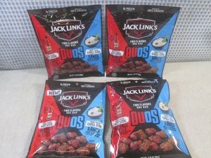 (B-2) 4 Bags of Jack Links Duos Buffalo Style  Ranch Chicken Meat Snack Past Date