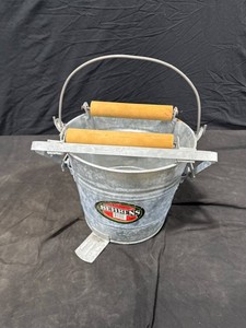 Galvanized Mop Bucket with Wringer