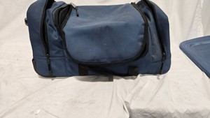 Blue Rolling Duffel Bag