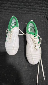 Adidas White & Green Soccer Cleats