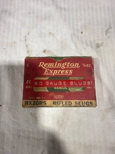 Remington 20 Gauge Slugs Box