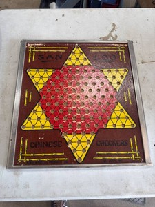 Vintage Double-Sided Game Board