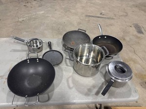 Assorted Metal Cookware Lot