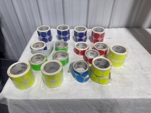 Uline Circular Label Rolls