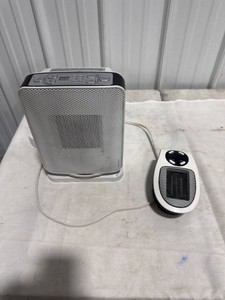 Two Electric Space Heaters
