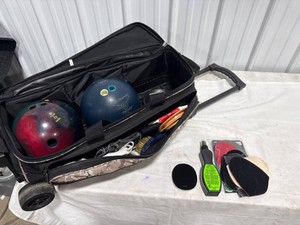 Bowling Ball Roller Bag & Accessories