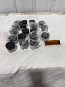 Small Glass Jars & Vial Lot
