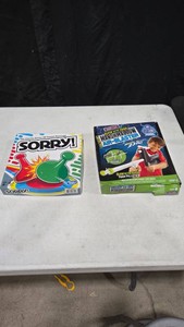 Sorry Game & Marshmallow Blaster Lot