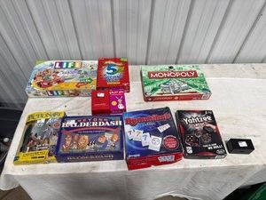 Assorted Board & Card Games Lot