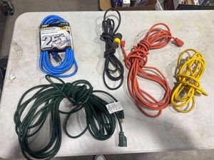 Assorted Electrical Extension Cords