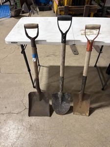 Lot of 3 D-Handle Shovels