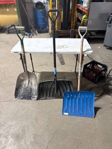 Lot of Shovels and Snow Blade