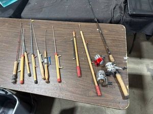 Assorted Fishing Rods & Reels