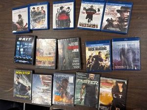 Mixed DVD & Blu-ray Movie Lot