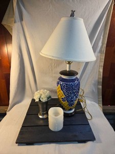 Antique lamp and home decor