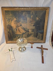 Vintage Religious items lot