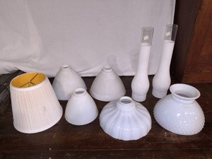 Vintage Lamp Shade lot-8 pcs
