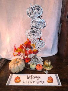 Fall Decor Lot-Pumpkins and Signs