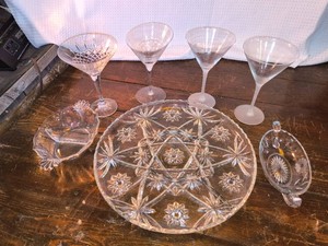 Vintage Anchor Hocking Early American Prescut Glassware
