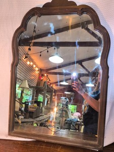 Vintage Wooden Mirror