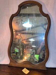 Vintage Wooden Mirror