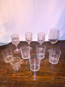 Vintage Cristal Glassware