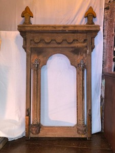Antique Carved Wooden Architectural frame