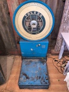 Vintage Toledo Industrial Platform Scale
