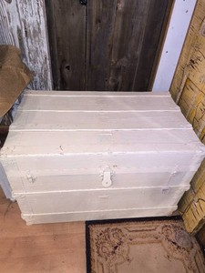 Vintage Trunk-White