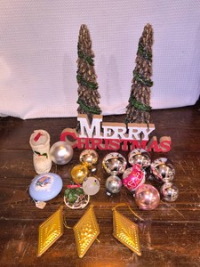 Christmas Decor and Vintage Ornaments