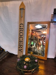 Vintage Mirror and household items