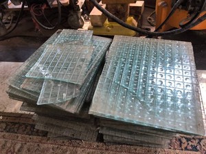Patterned Architectural Glass Panels-Large Lot