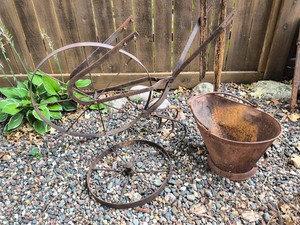 MetalArchitectural  salvage lot-3 piece