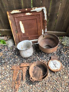 Metal salvage lot-8 pcs
