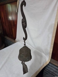 Vintage Harmony Hallow Bell Works Cast Metal Hanging Bell