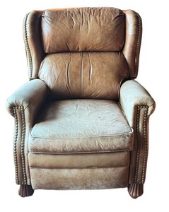 Leather Armchair - Bradington-Young Nailhead Trim