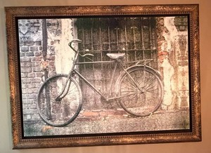Framed Bicycle Wall Art Print