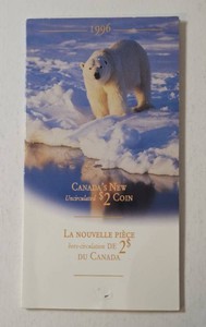 Canadas New Unc. $2 Coin.  Designed to replace the $2 Bank Note