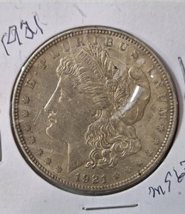 1921 Silver Morgan Dollar- MS63