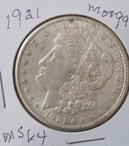 1921 Silver Morgan Dollar - MS64