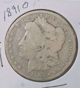 1891-O Silver Morgan Dollar - Fine