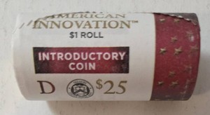 2018 American Innovation $1 Introductory Coin Roll - $25