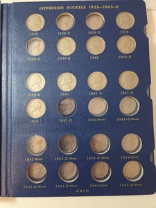Jefferson Nickels 1938-1964 and Jefferson Nickel Collection Starting 1962.  Both books are incomplete