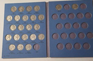Jefferson Nickels 1938-1964 and Jefferson Nickel Collection Starting 1962.  Both books are incomplete
