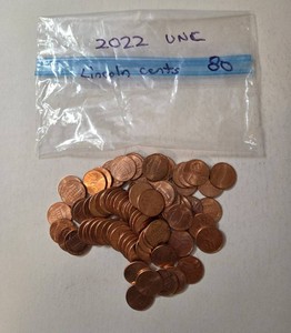 2022 Unc. Lincoln Cents - 80