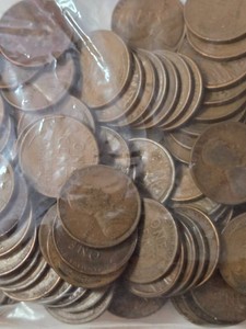 Mixed Date Wheat Pennies - 200 count - 1 pound