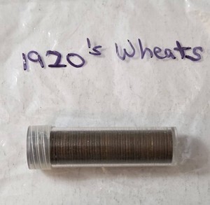 Tube of 1920 Wheat Pennies