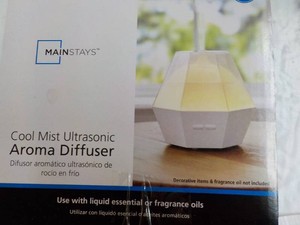 Mainstays Ultrasonic Aroma Diffuser